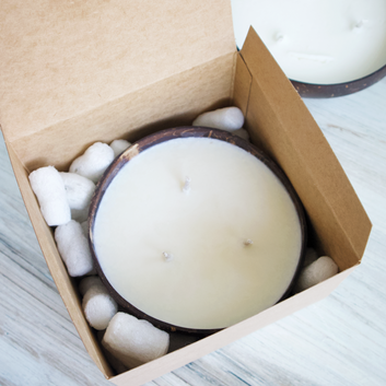 Mis Fit Coconut Bowl Candle