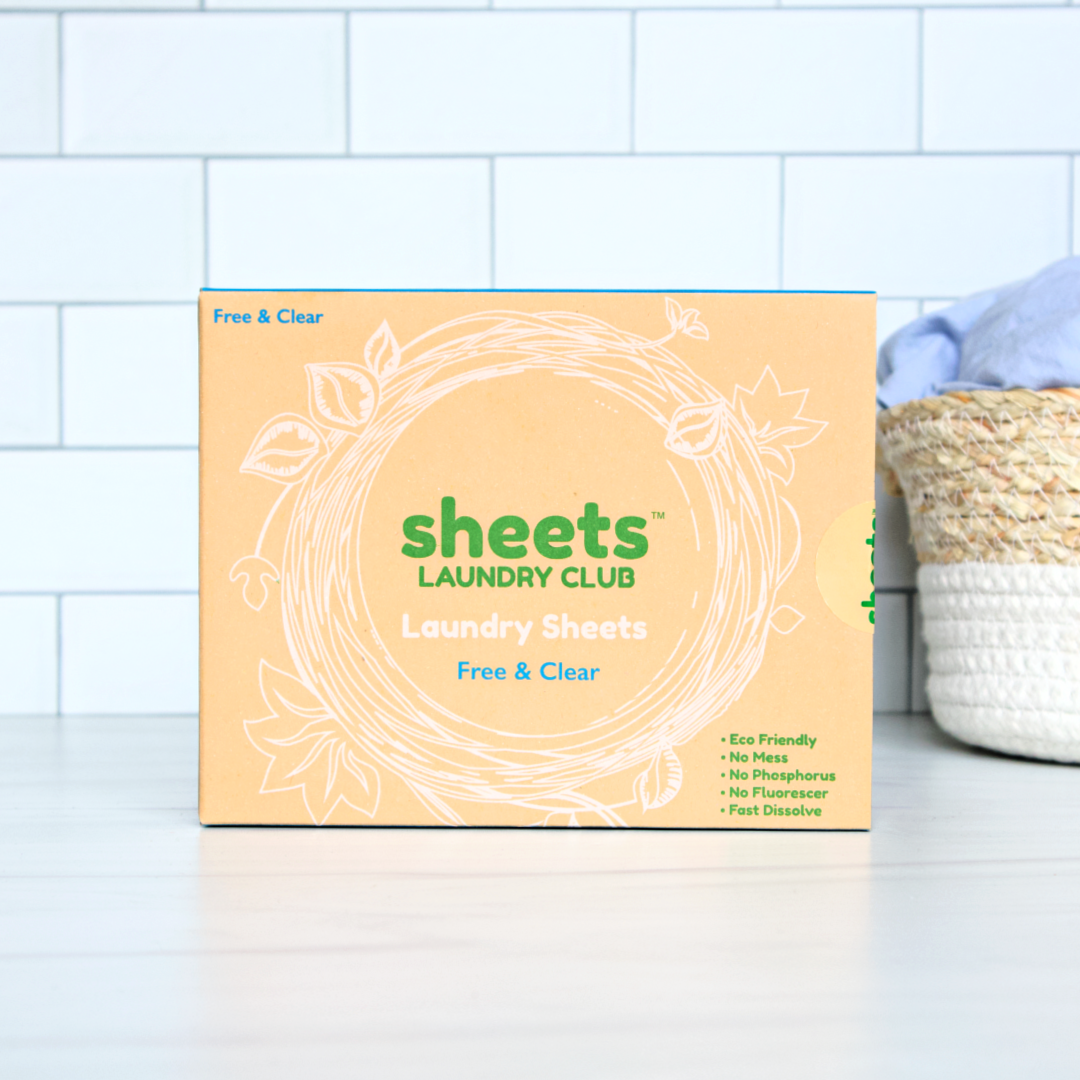 Sheets Laundry Club Laundry Sheets, Free & Clear - 50 sheets