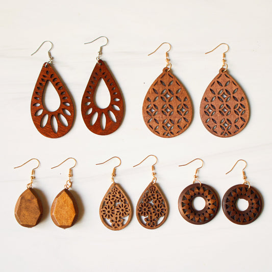 Wooden Earrings